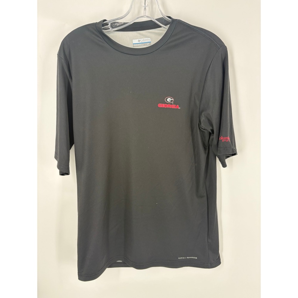 Columbia Georgia‎ Bulldogs Short Sleeve Performance T Shirt Women's Small Black